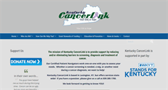 Desktop Screenshot of kycancerlink.org
